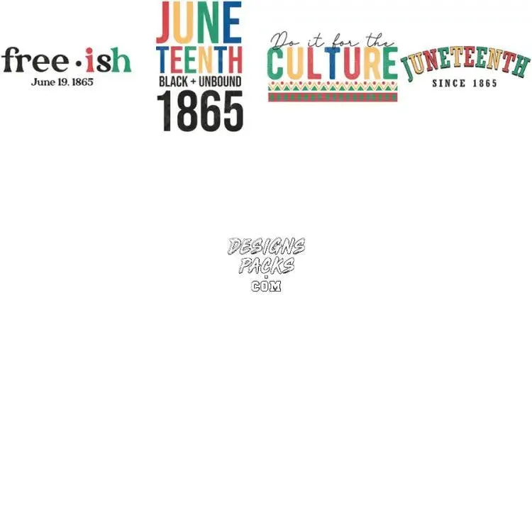 36 Black History Month Designs Bundle PNG