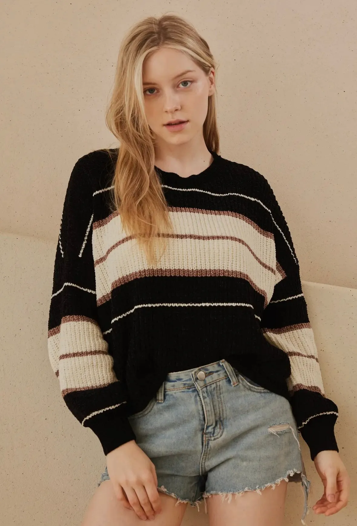 A Cozy Striped Sweater