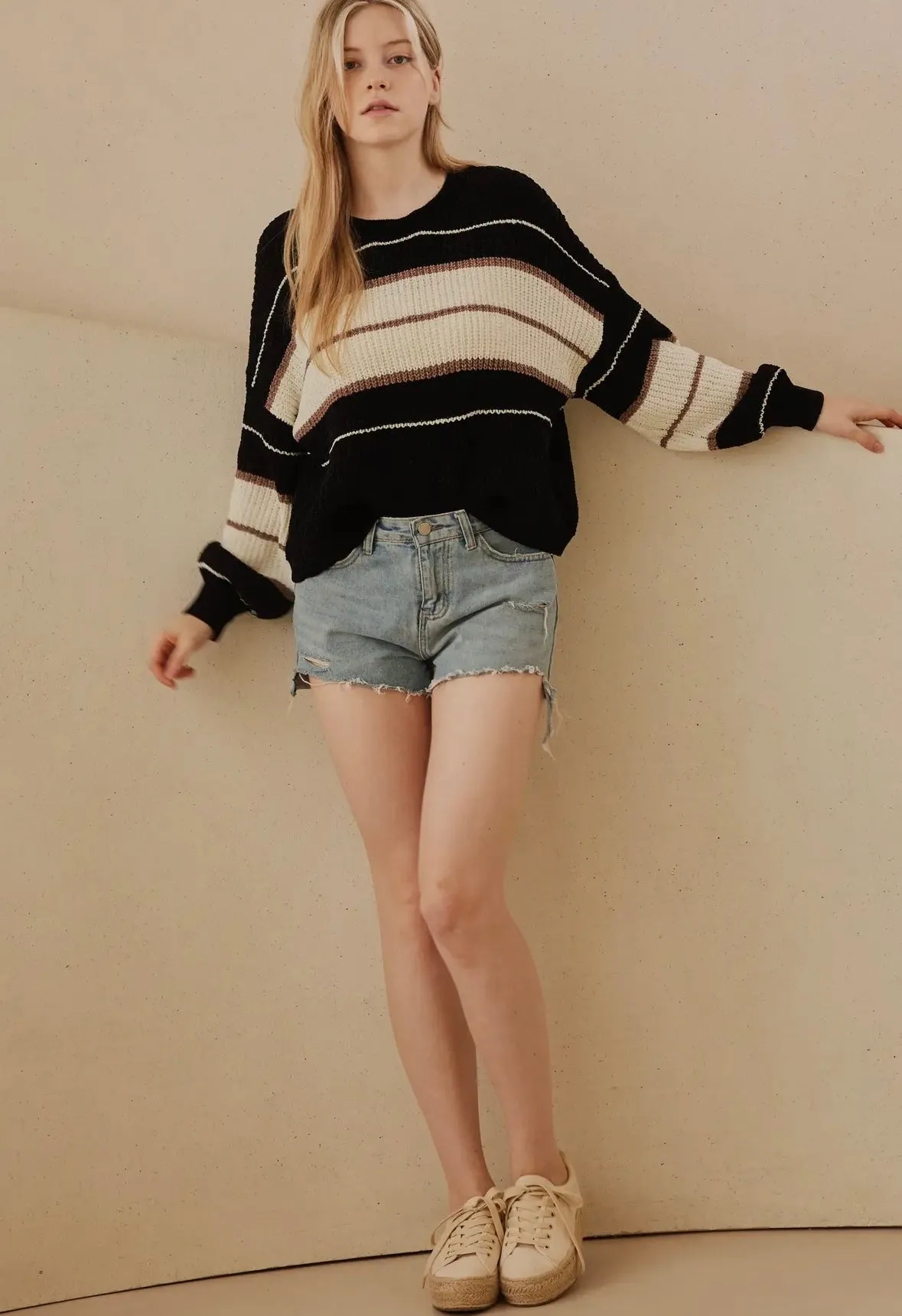 A Cozy Striped Sweater