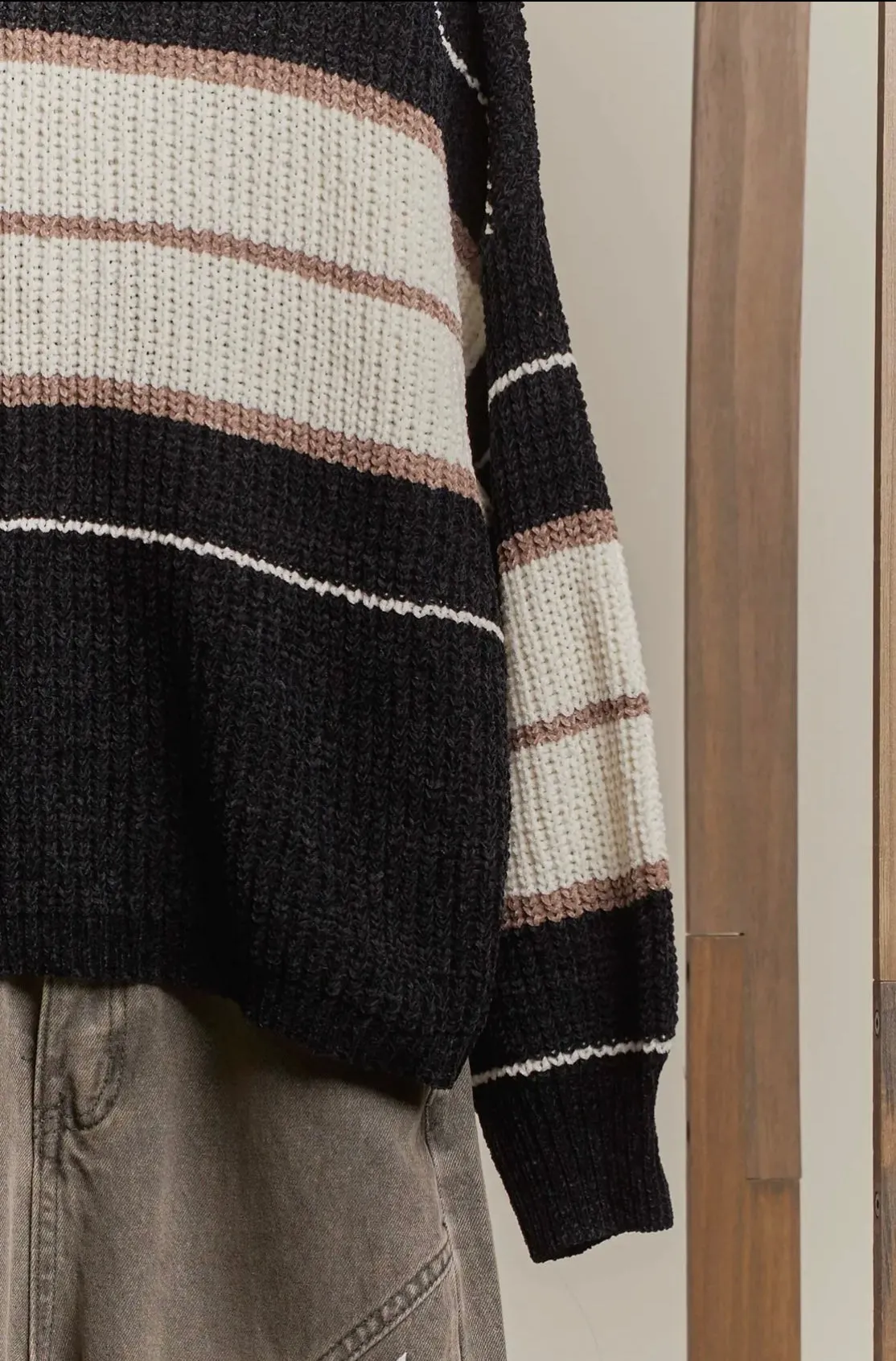 A Cozy Striped Sweater