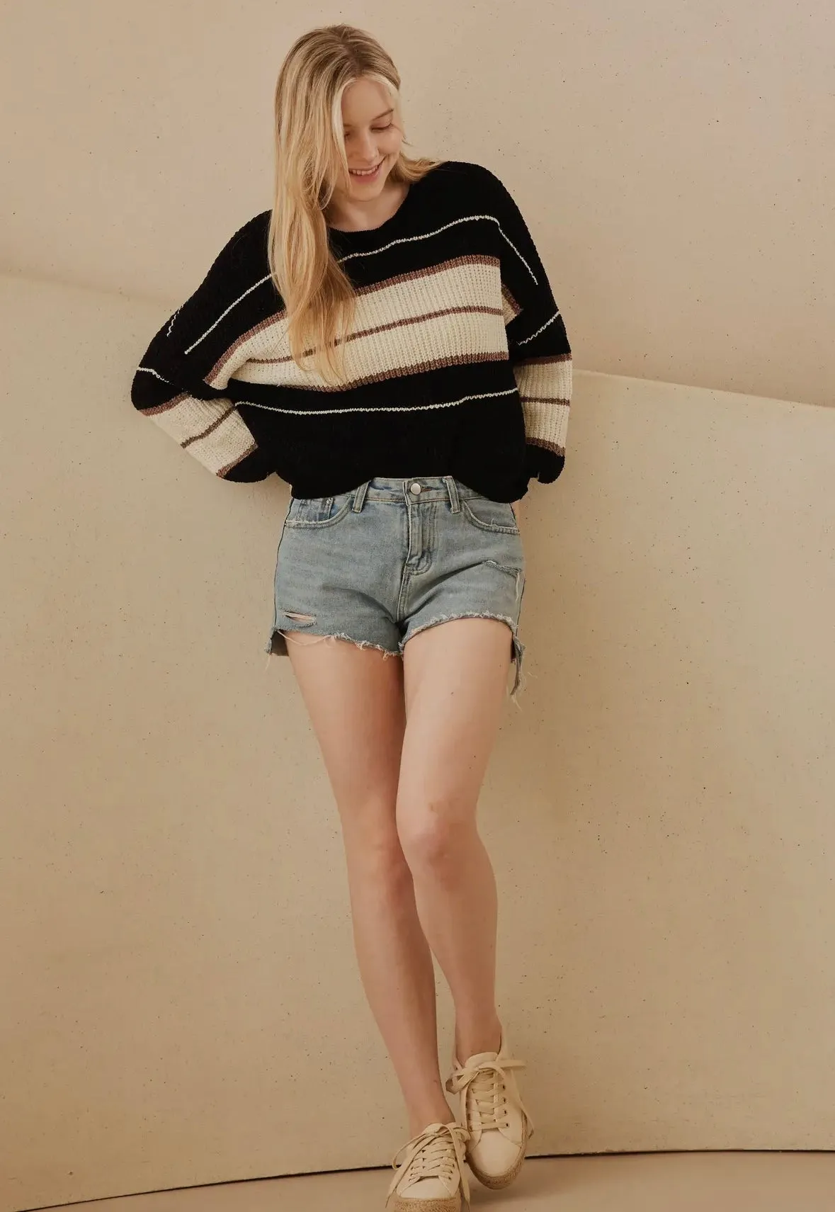 A Cozy Striped Sweater