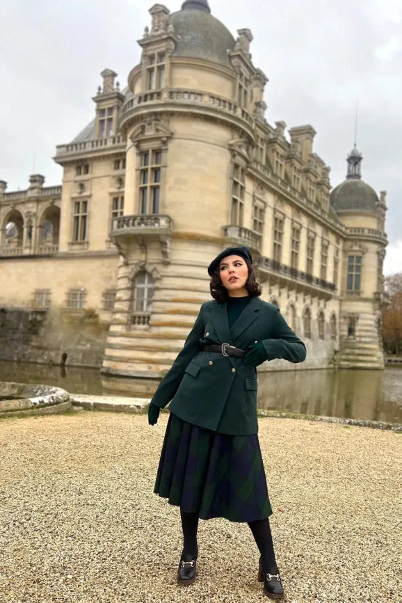 Académia Green Tartan Skirt