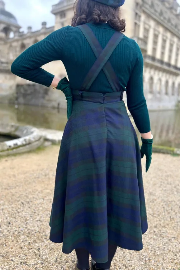 Académia Green Tartan Skirt
