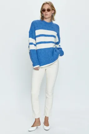 Carlen Mock Neck Stripe Sweater