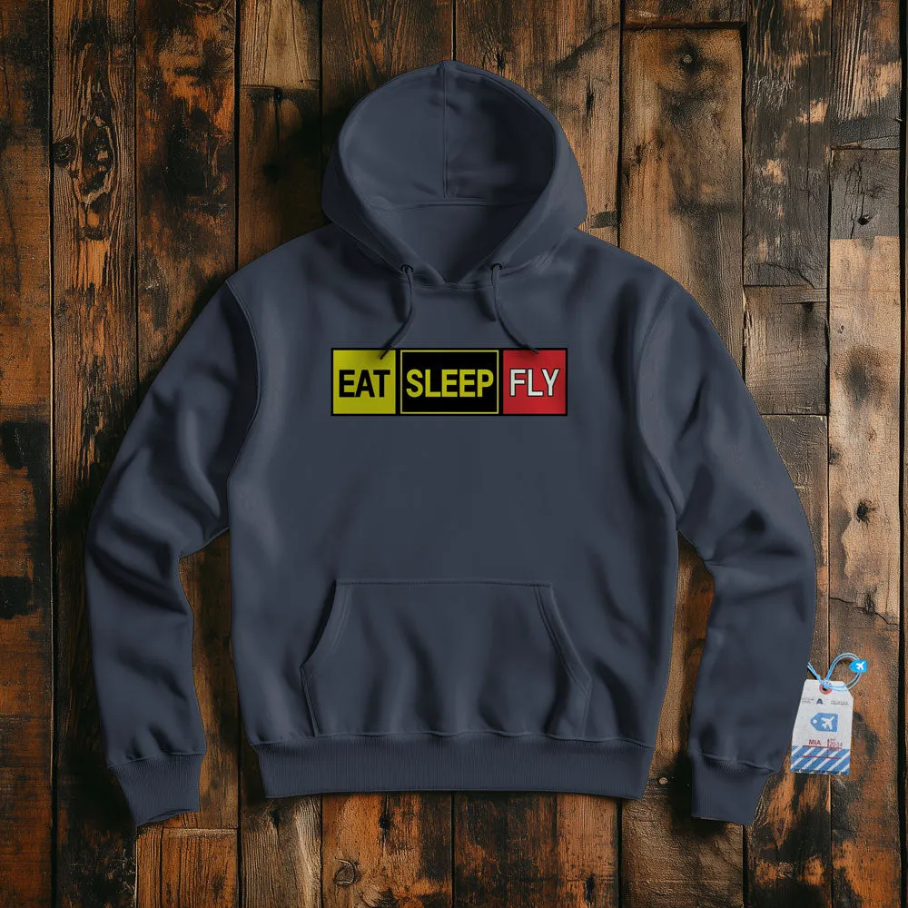 Eat Sleep Fly - Pullover Hoodie