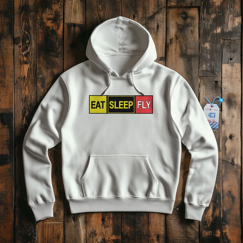 Eat Sleep Fly - Pullover Hoodie