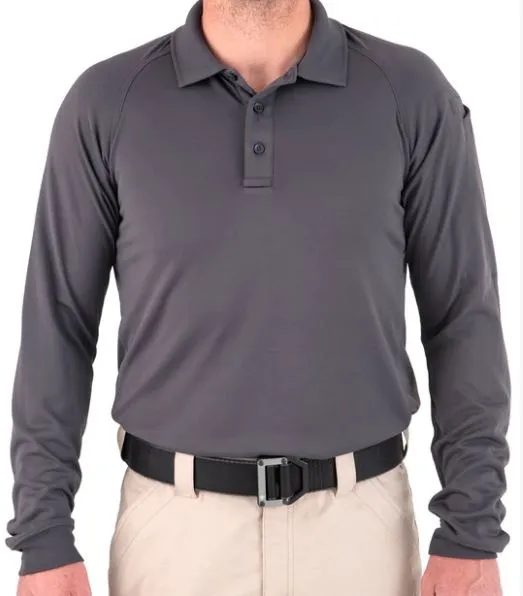 First Tactical Men's Performance Long Sleeve Polo