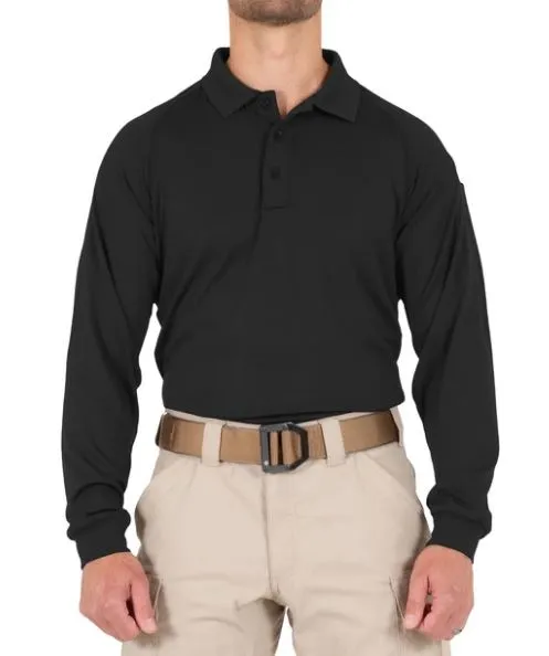 First Tactical Men's Performance Long Sleeve Polo