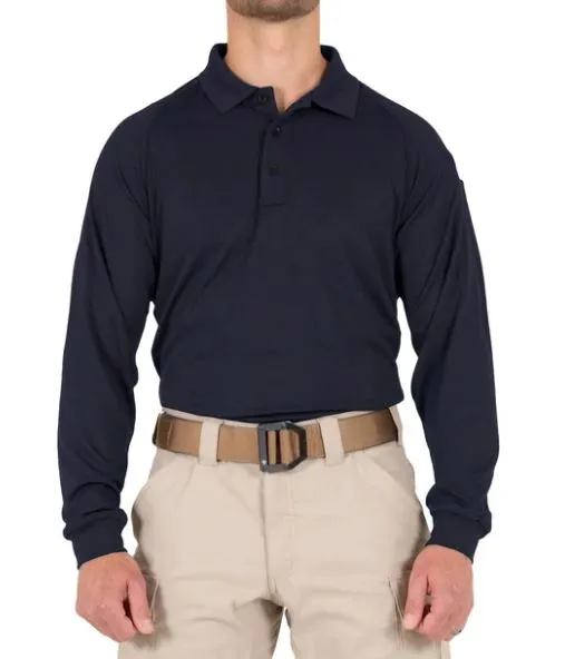 First Tactical Men's Performance Long Sleeve Polo
