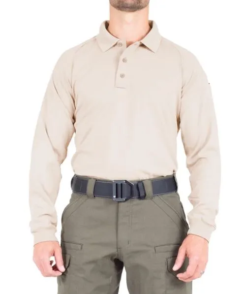 First Tactical Men's Performance Long Sleeve Polo