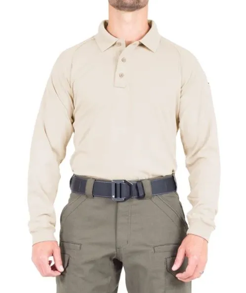 First Tactical Men's Performance Long Sleeve Polo