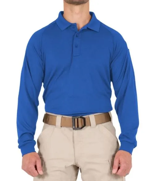 First Tactical Men's Performance Long Sleeve Polo
