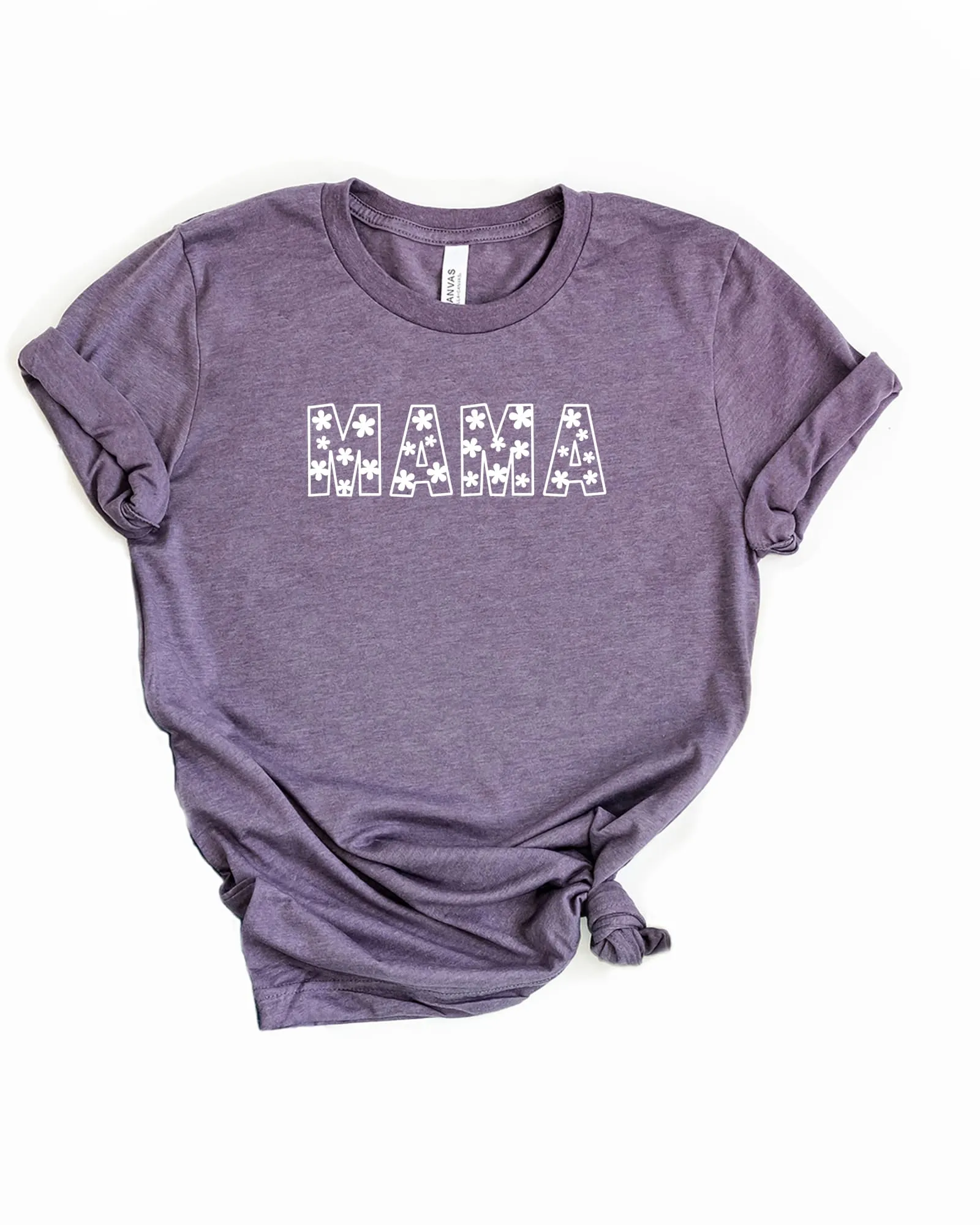 Flower Mama Bold Short Sleeve Graphic Tee | Purple