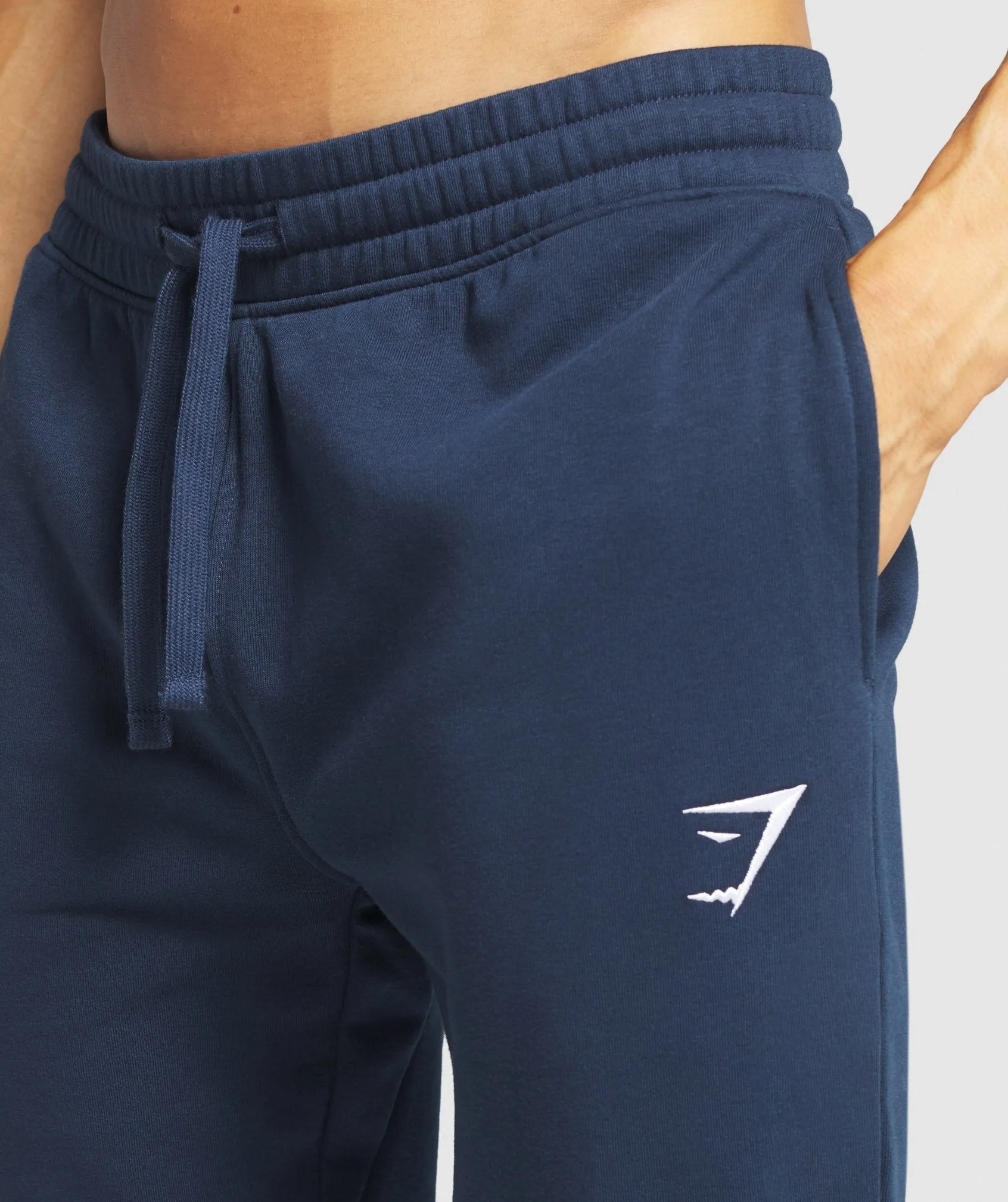 Gymshark Crest Joggers - Navy
