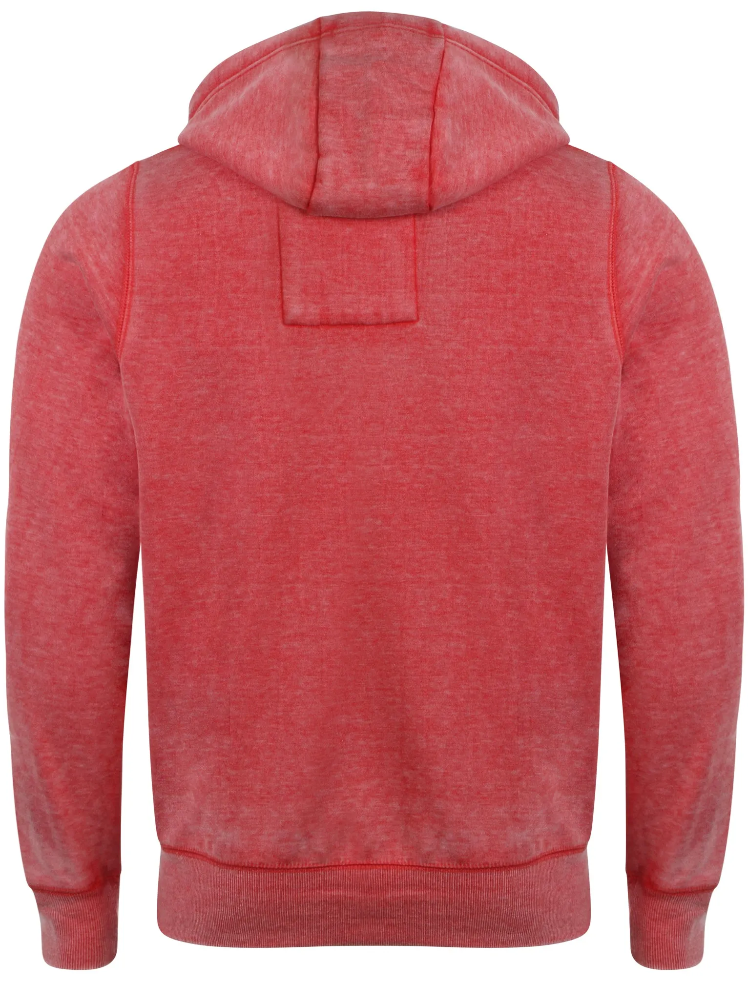 Men's textured crack print red hoodie - Tokyo Laundry