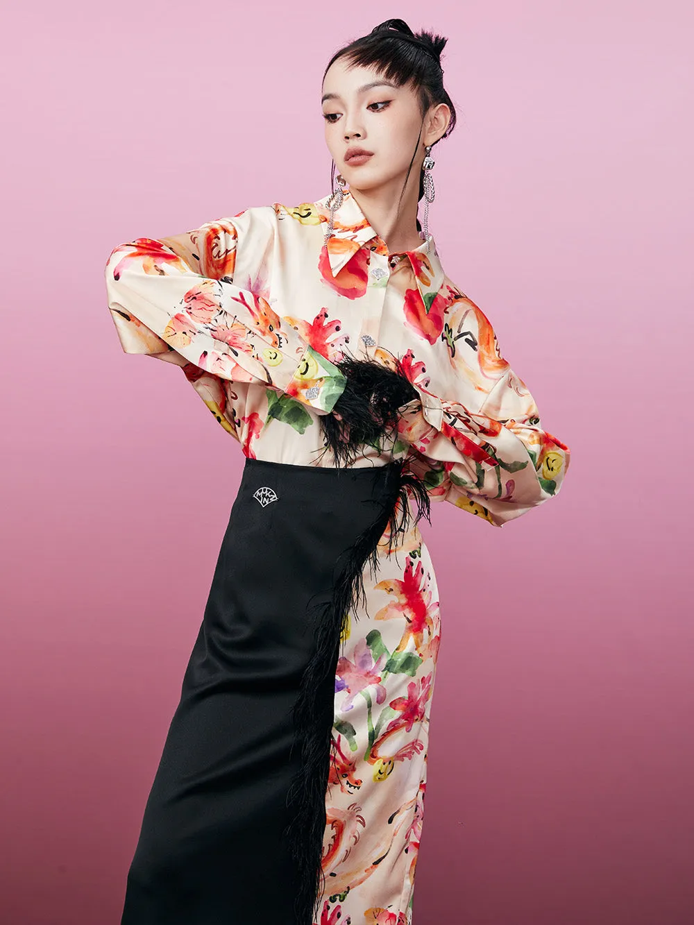 MUKZIN Stylish Patchwork New Charming Skirt