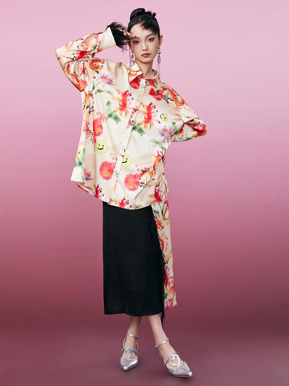 MUKZIN Stylish Patchwork New Charming Skirt