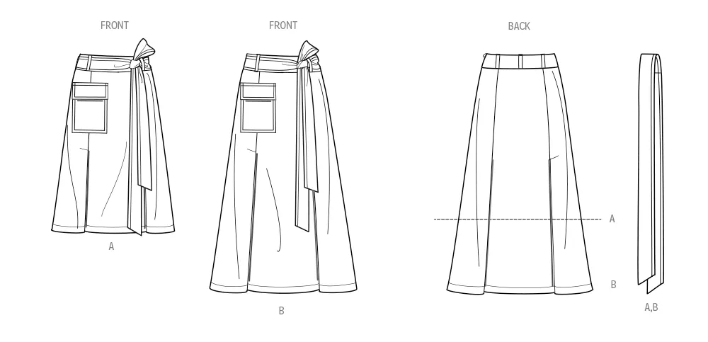 Simplicity Sewing Pattern 3005 Skirts