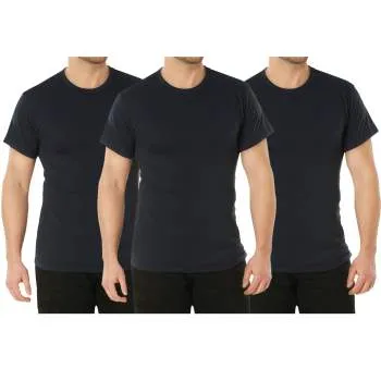 Solid Color Cotton / Polyester Blend Military T-Shirt