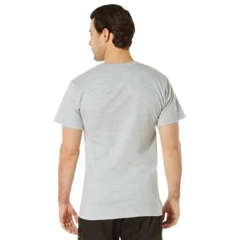 Solid Color Cotton / Polyester Blend Military T-Shirt