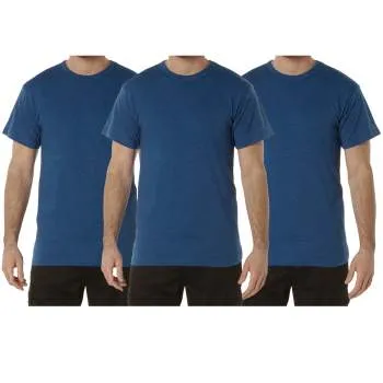 Solid Color Cotton / Polyester Blend Military T-Shirt