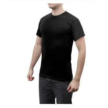 Solid Color Cotton / Polyester Blend Military T-Shirt