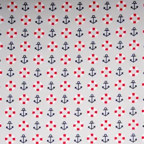 SQUIRT Printed Poplin - Buoy - Grey