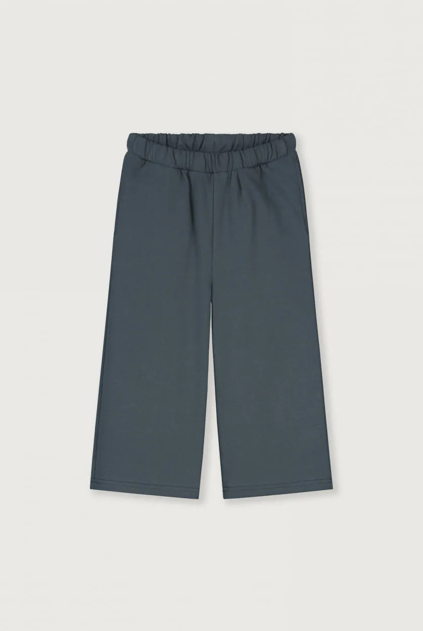Straight Leg Trousers GOTS | Blue Grey