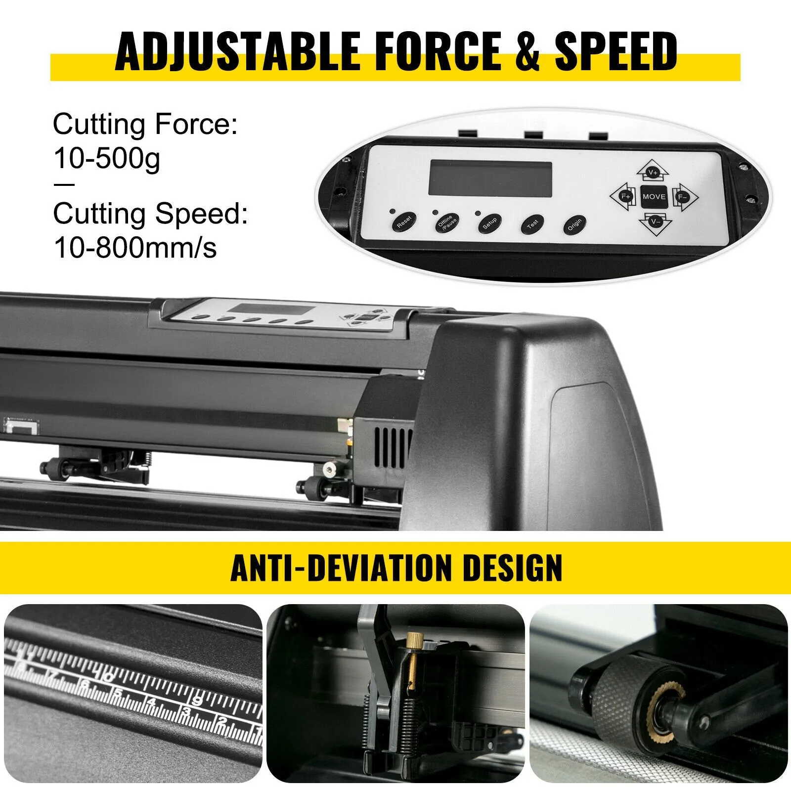 Vevor Heat Press 6-in-1 Sublimation Machine 15" x 15" with 28" Vinyl Cutter Combo New